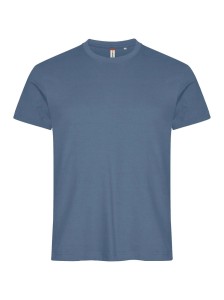 clique Basic-T T-shirt męski, dopasowany, bawełna – Steel Blue