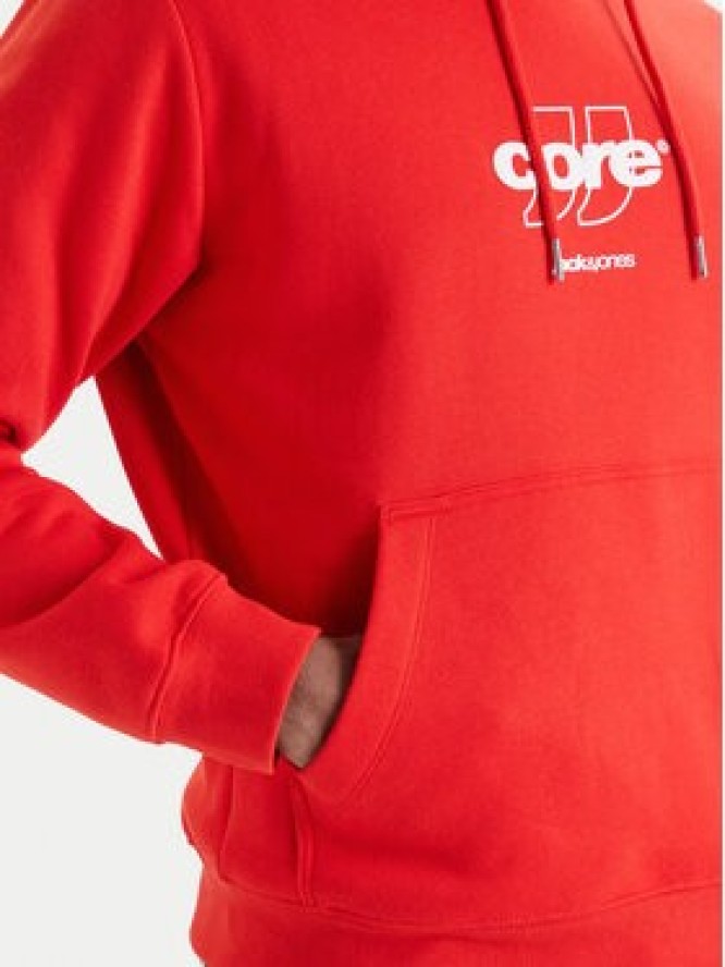 Jack & Jones Bluza Club 12290001 Czerwony Relaxed Fit