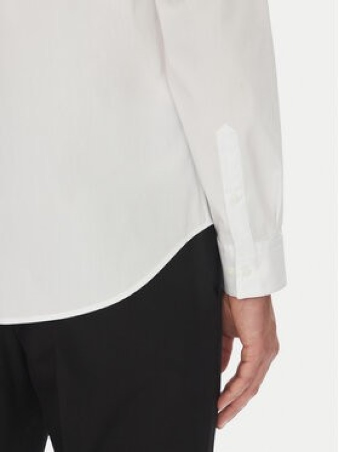 Calvin Klein Koszula LV04LB148G Biały Slim Fit
