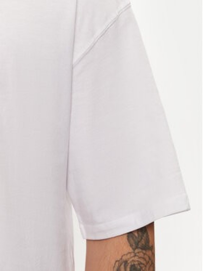 Jack & Jones T-Shirt Charge 12259975 Biały Oversize