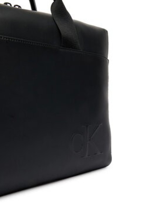 Calvin Klein Torba na laptopa Bold Ck Commuter LV04D3312G Czarny