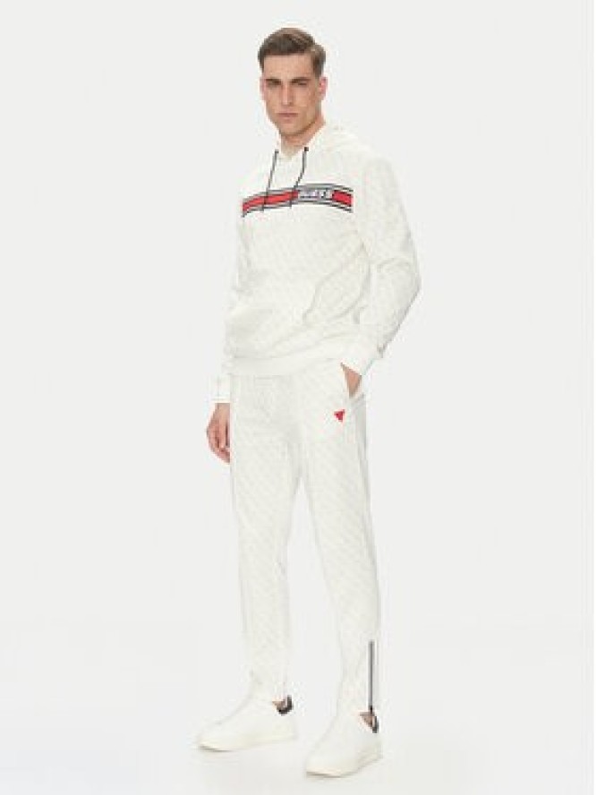 Guess Spodnie dresowe Korbin Z2BB05 FL04Q Écru Regular Fit