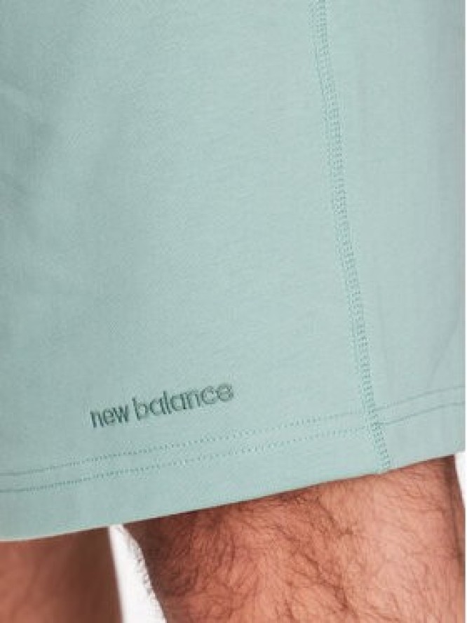 New Balance Szorty sportowe Athletics MS23550 Zielony Relaxed Fit
