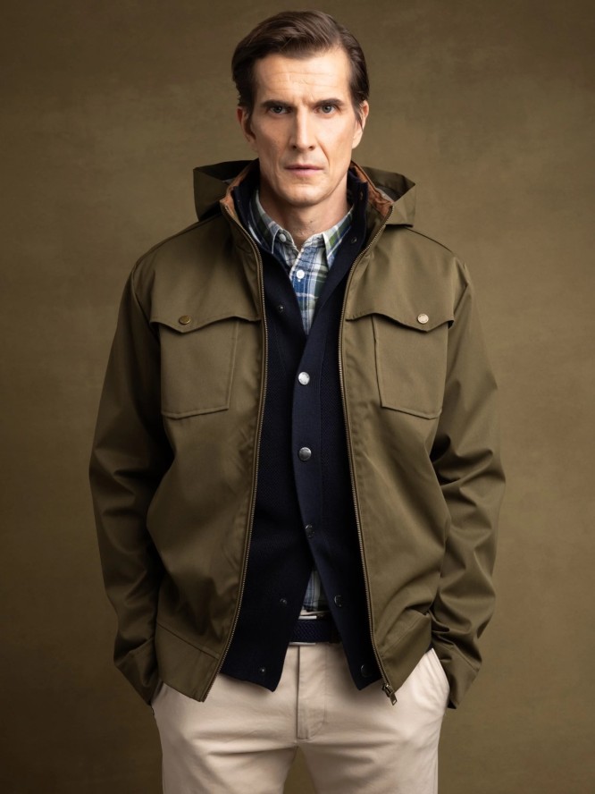 Kurtka męska przejściowa khaki Fabb 303