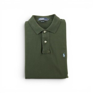 Second life - Polo Ralph Lauren męskie polo z krótkim rękawem khaki - Jak nowy