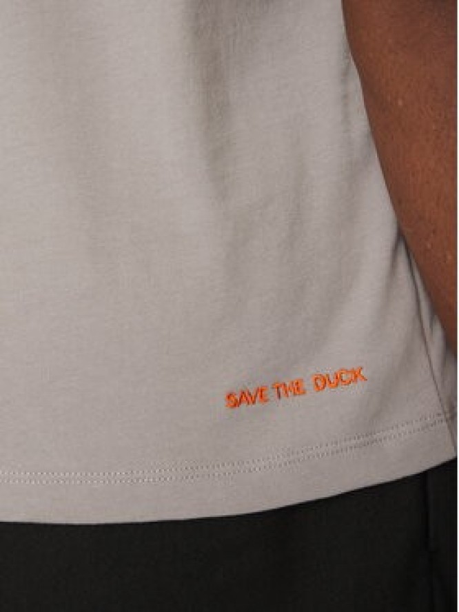 Save The Duck T-Shirt DT1194M BESY20 Szary Regular Fit