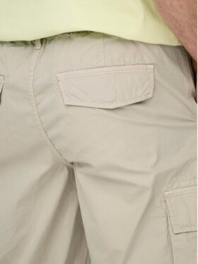 Only & Sons Szorty materiałowe Loc Cargo 22029214 Beżowy Regular Fit