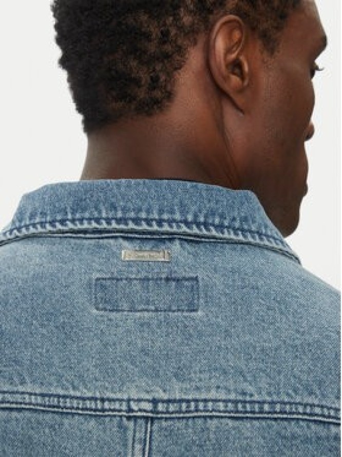 Michael Kors Kurtka jeansowa CR5900PFAU Niebieski Regular Fit