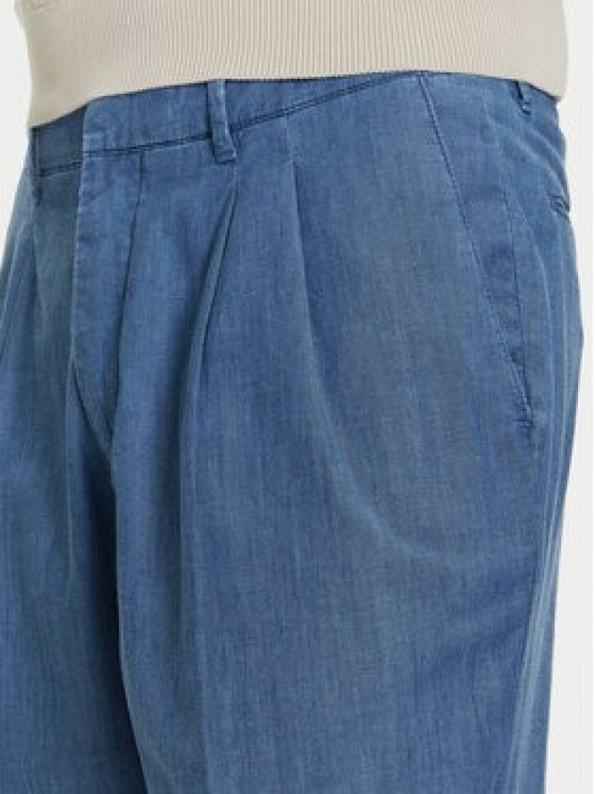 Baldessarini Chinosy B1 19127.1366 Niebieski Regular Fit