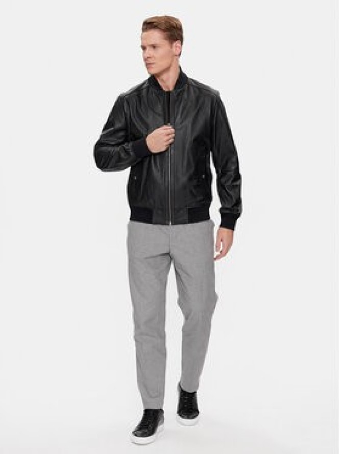 Boss Spodnie materiałowe Perin 50509579 Szary Slim Fit