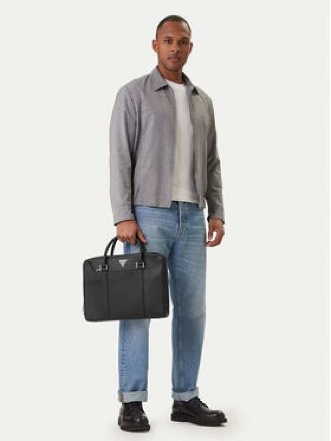 Guess Torba na laptopa Certosa Saffiano Smart HMECSA P3138 Czarny