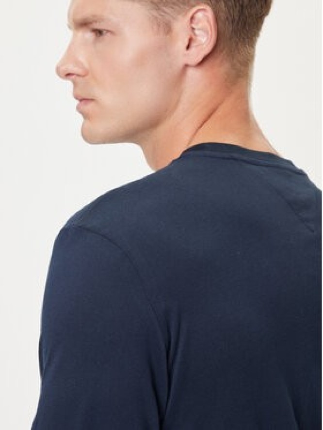 Tommy Jeans Longsleeve Chest Linear DM0DM21594 Granatowy Regular Fit