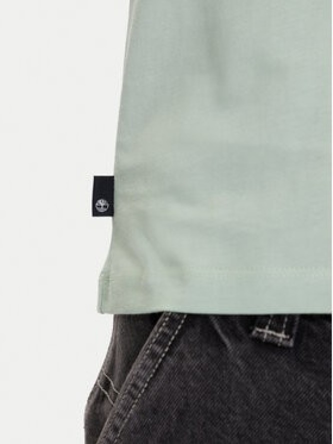 Timberland T-Shirt TB0A5UPQ Zielony Regular Fit