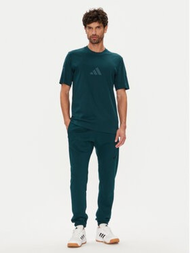 adidas T-Shirt Z.N.E. JW4736 Zielony Regular Fit