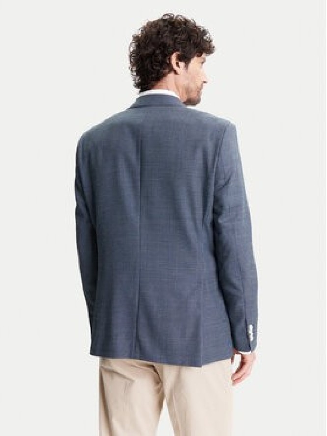 BOSS Marynarka H-Janson-FL 50545859 Granatowy Regular Fit