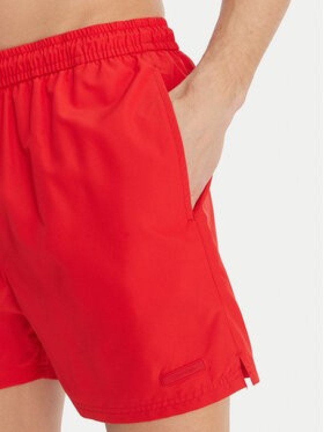 Calvin Klein Swimwear Szorty kąpielowe LV00N61027 Czerwony Regular Fit