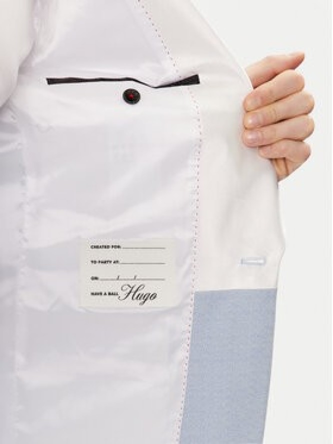 Hugo Marynarka Henry242E1X 50513750 Błękitny Slim Fit