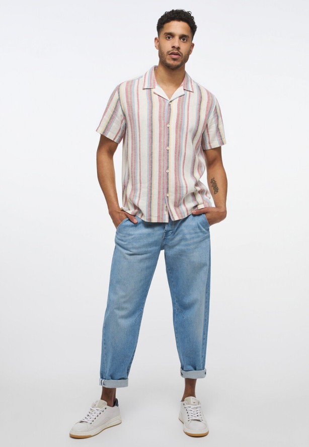 Męskie Spodnie Jeansowe MUSTANG Toledo Loose Denim Blue 1013696 5000 683