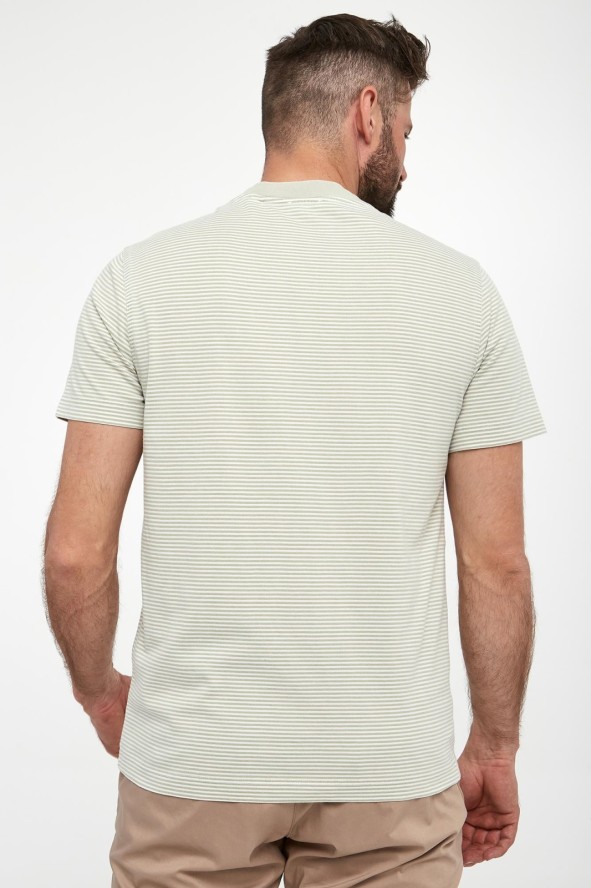 T-shirt męski w paski BURBERRY