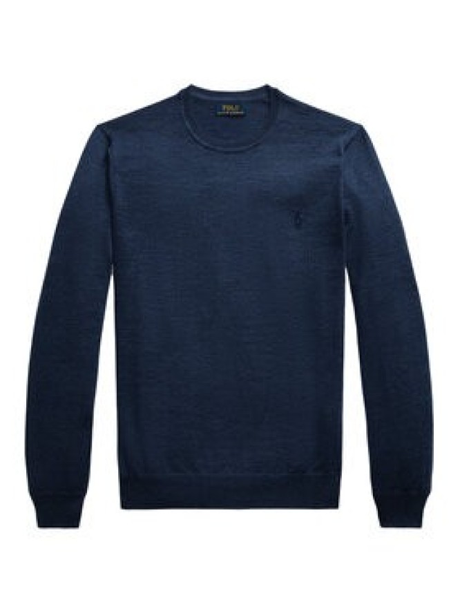 Polo Ralph Lauren Sweter 710946143006 Granatowy Slim Fit