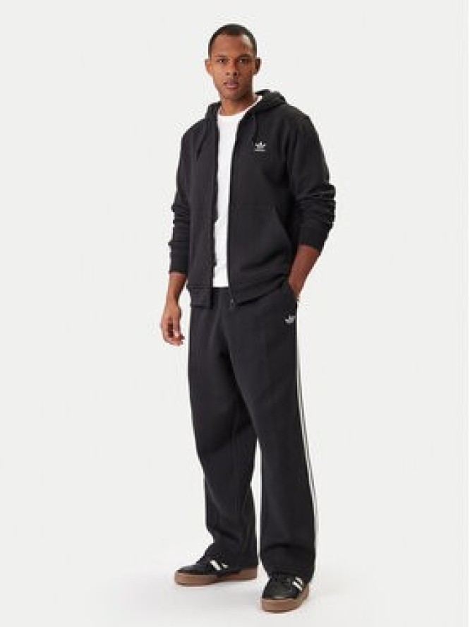 adidas Bluza Trefoil Essentials IW5791 Czarny Regular Fit