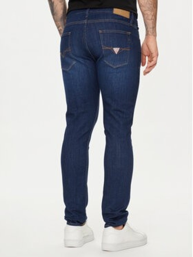 Guess Jeansy M4YA27 D5DG1 Niebieski Super Skinny Fit
