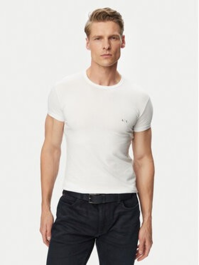 Armani Exchange Komplet t-shirtów 956005 CC282 04710 Biały Slim Fit