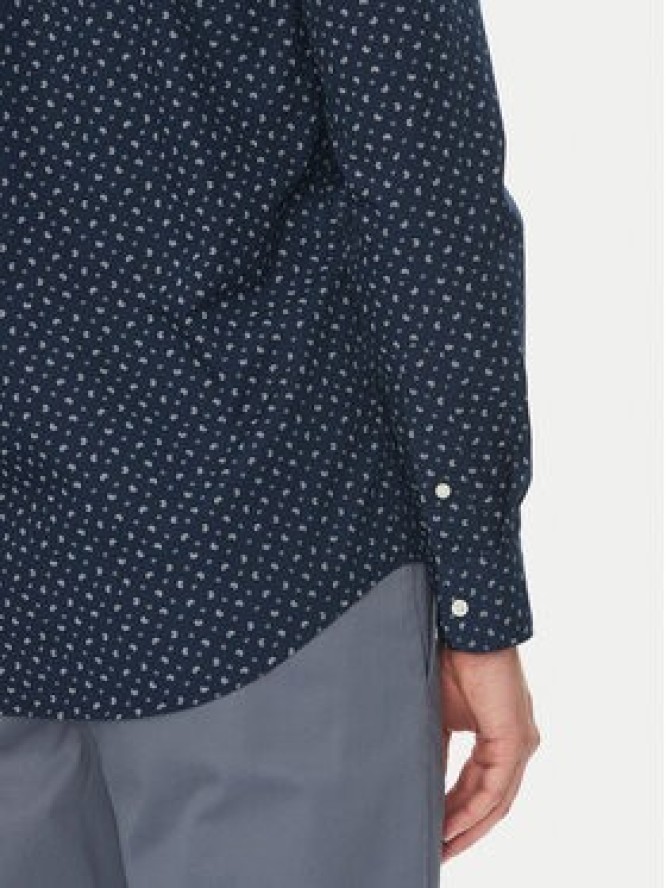 Tommy Hilfiger Koszula MW0MW38559 Granatowy Slim Fit