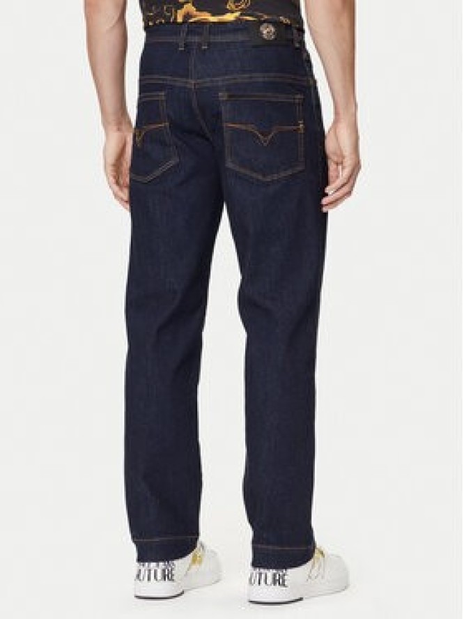 Versace Jeans Couture Jeansy 79GAB5RE CDW02 Granatowy Straight Fit