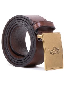 Polo Ralph Lauren Pasek Męski 36Mm Pp Plaque Belt 405691693002 Brązowy