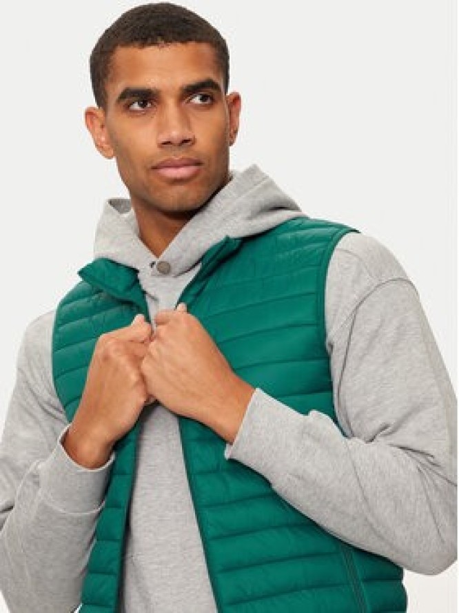 United Colors Of Benetton Kamizelka 2BA2UJ005 Zielony Regular Fit