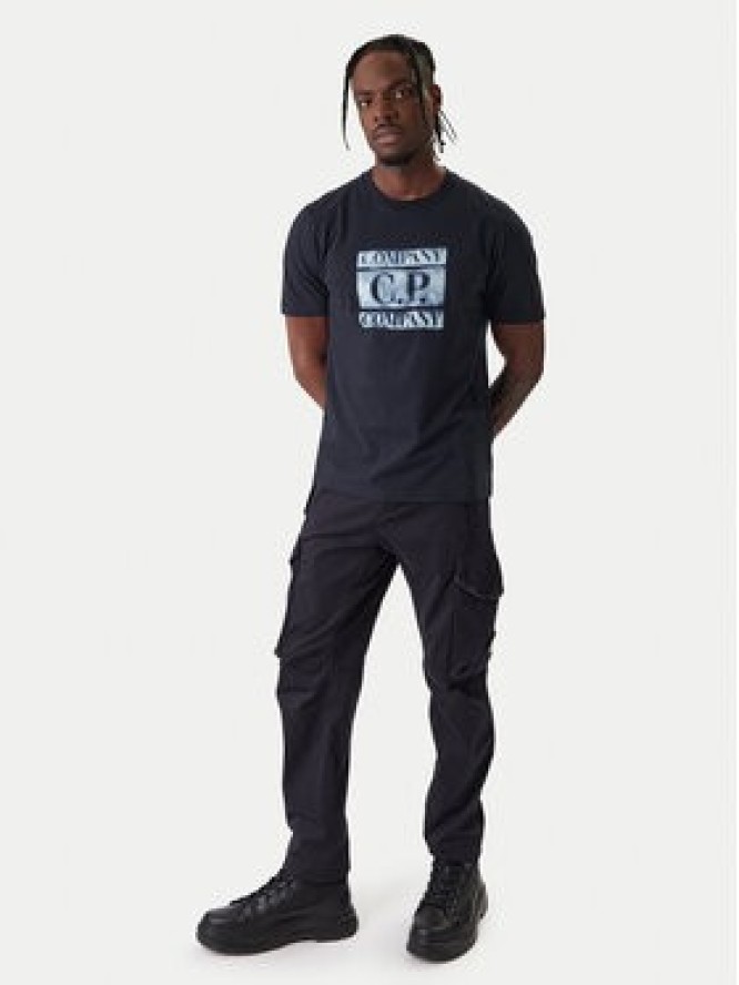 C.P. Company T-Shirt 20CMTS141A110579W Granatowy Regular Fit
