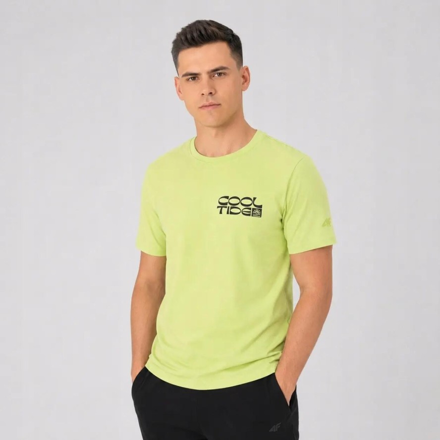 T-SHIRT MĘSKI 4F KOSZULKA BAWEŁNIANA SPORTOWA M1984