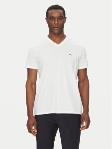 Lacoste T-Shirt TH6710 Biały Regular Fit