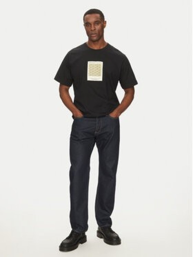 Jack & Jones T-Shirt Islington 12273019 Czarny Loose Fit