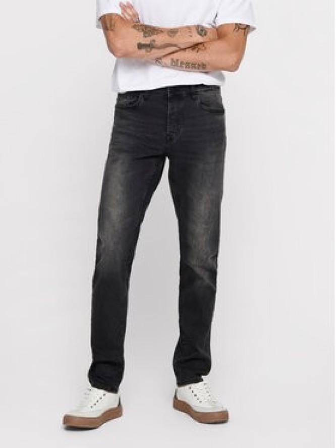 Only & Sons Jeansy Loom 22010447 Czarny Slim Fit
