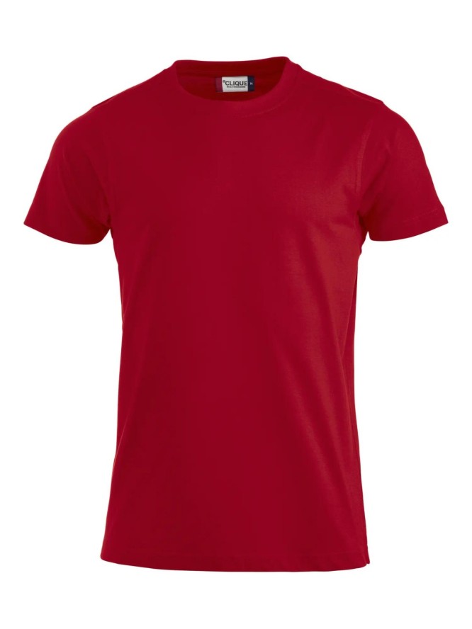 clique Premium-T Męski T-shirt z okrągłym dekoltem 100% bawełna, szwy boczne –