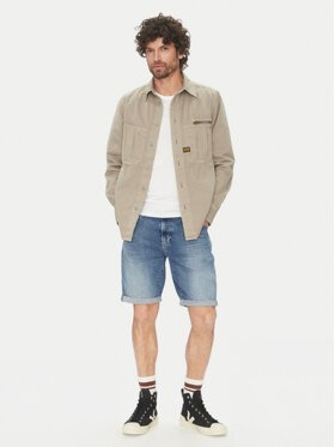 G-Star Raw Koszula D26058 D947 H120 Szary Regular Fit