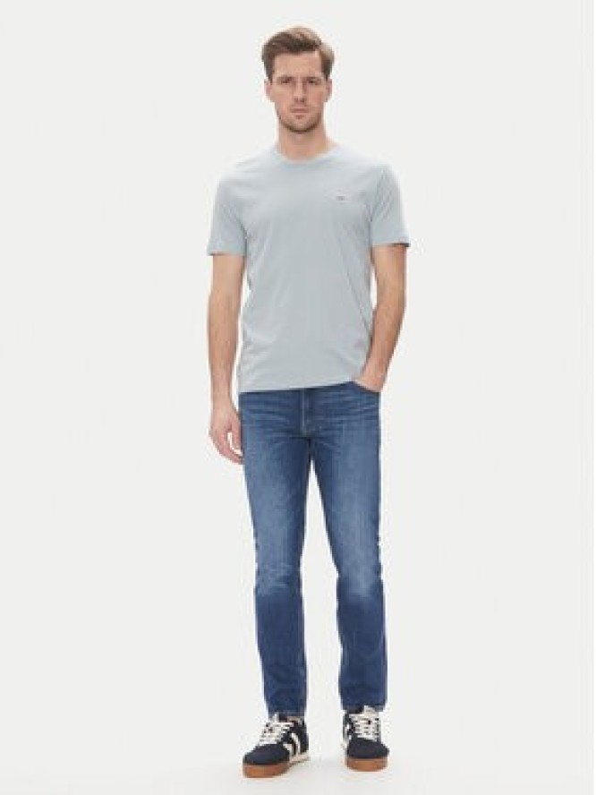 Lee T-Shirt Patch 112364594 Błękitny Regular Fit