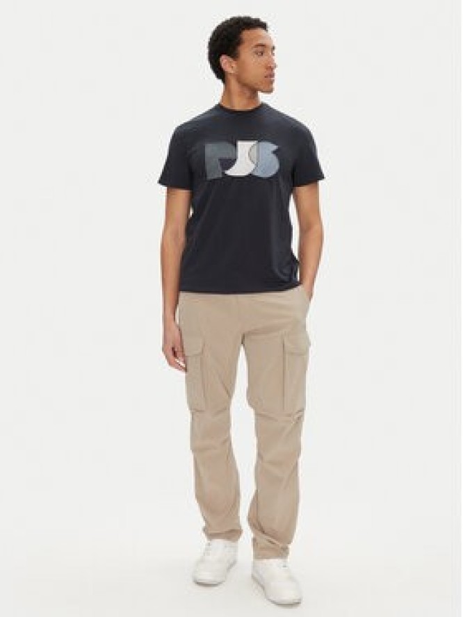 Parajumpers T-Shirt Leland 25SMPMTSGT09 Granatowy Regular Fit