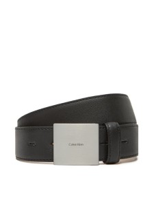 Calvin Klein Pasek Męski Plaque Buckle 35Mm LV04D7013G Czarny