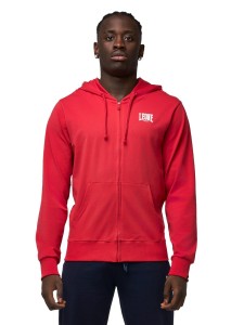 Leone Sporty Bluzy z kapturem zapinane na zamek dla mężczyzn