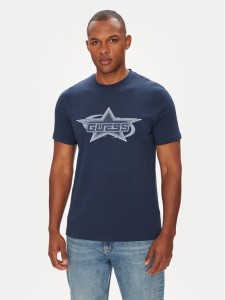 Guess T-Shirt Z5YI02 I3Z14 Granatowy Regular Fit