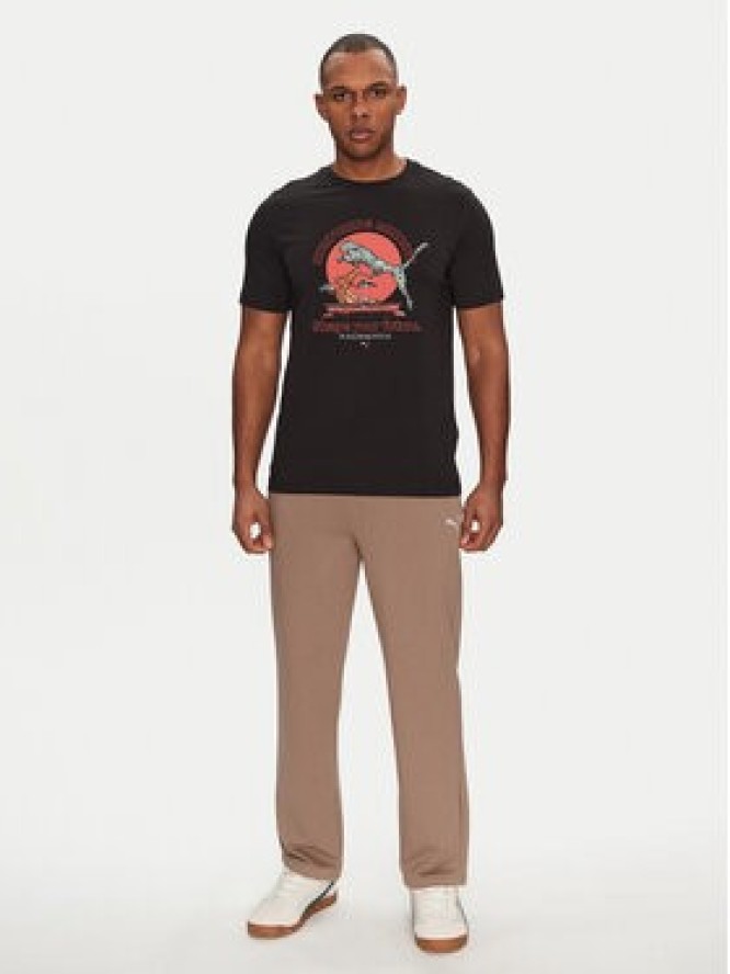 Puma Spodnie dresowe Ess 629651 Brązowy Relaxed Fit