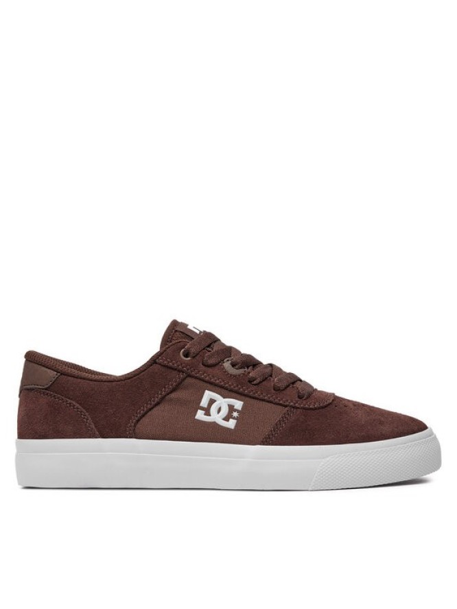 DC Shoes Sneakersy Teknic ADYS300763 Brązowy
