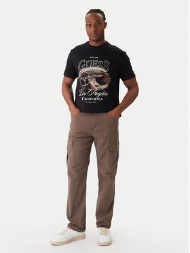 Guess T-Shirt M6RI13 K8FQ4 Czarny Regular Fit