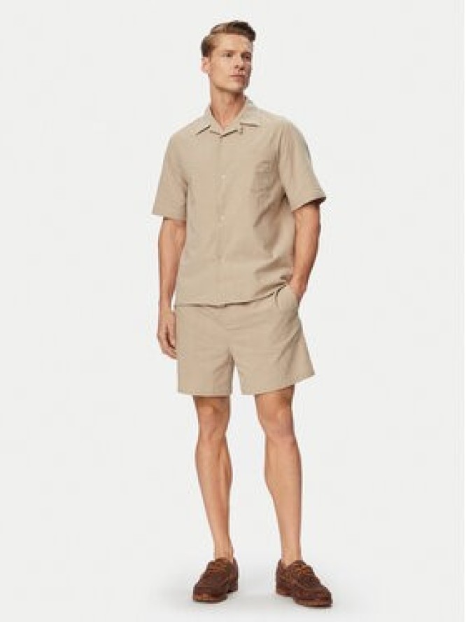 Ysabel Mora Koszula 90538 Beżowy ciemny Regular Fit
