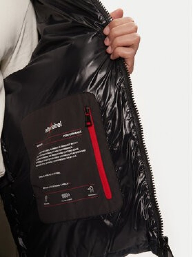 After Label Kurtka puchowa Verbier A00017 Czarny Regular Fit