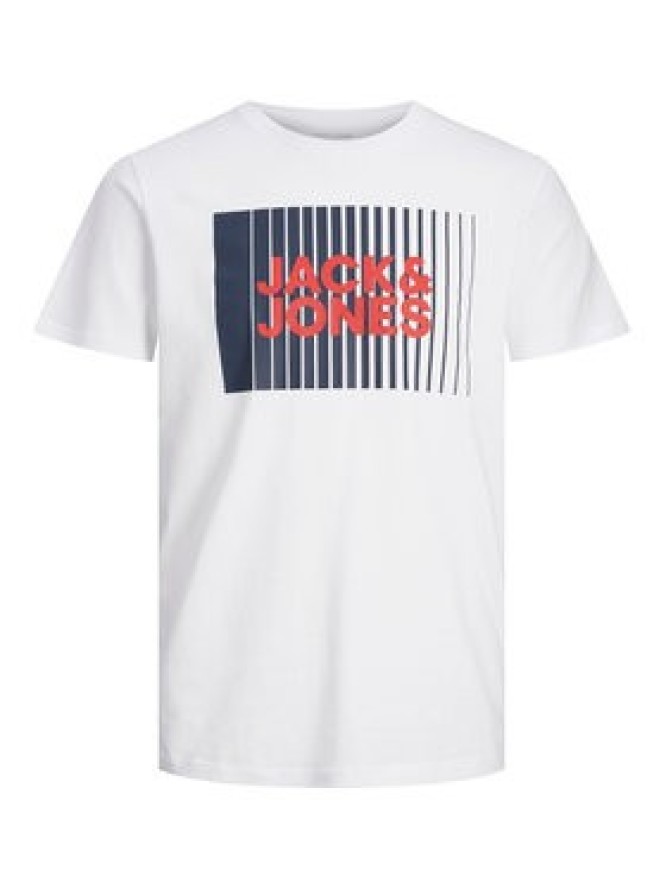 Jack & Jones T-Shirt Corp 12233999 Biały Standard Fit