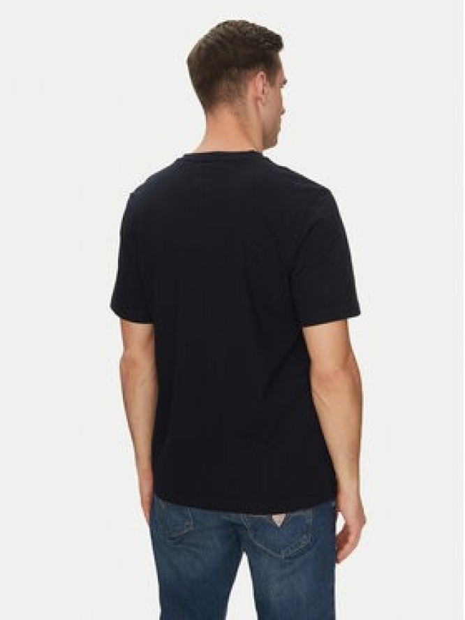 Tommy Hilfiger T-Shirt Essential V-Neck Tee MW0MW39249 Granatowy Regular Fit